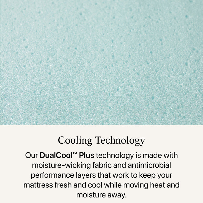 Close-up view of the cooling technology in the Beautyrest Select mattress ||feel: Firm