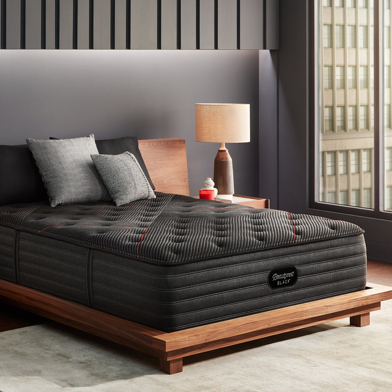 The Beautyrest Black deluxe c-class mattress||series: deluxe c-class||feel: firm